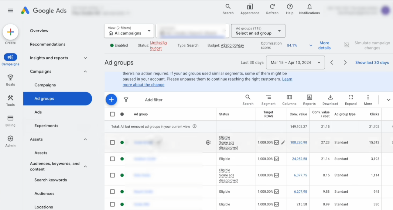利用否定關鍵字過濾無效流量示意圖