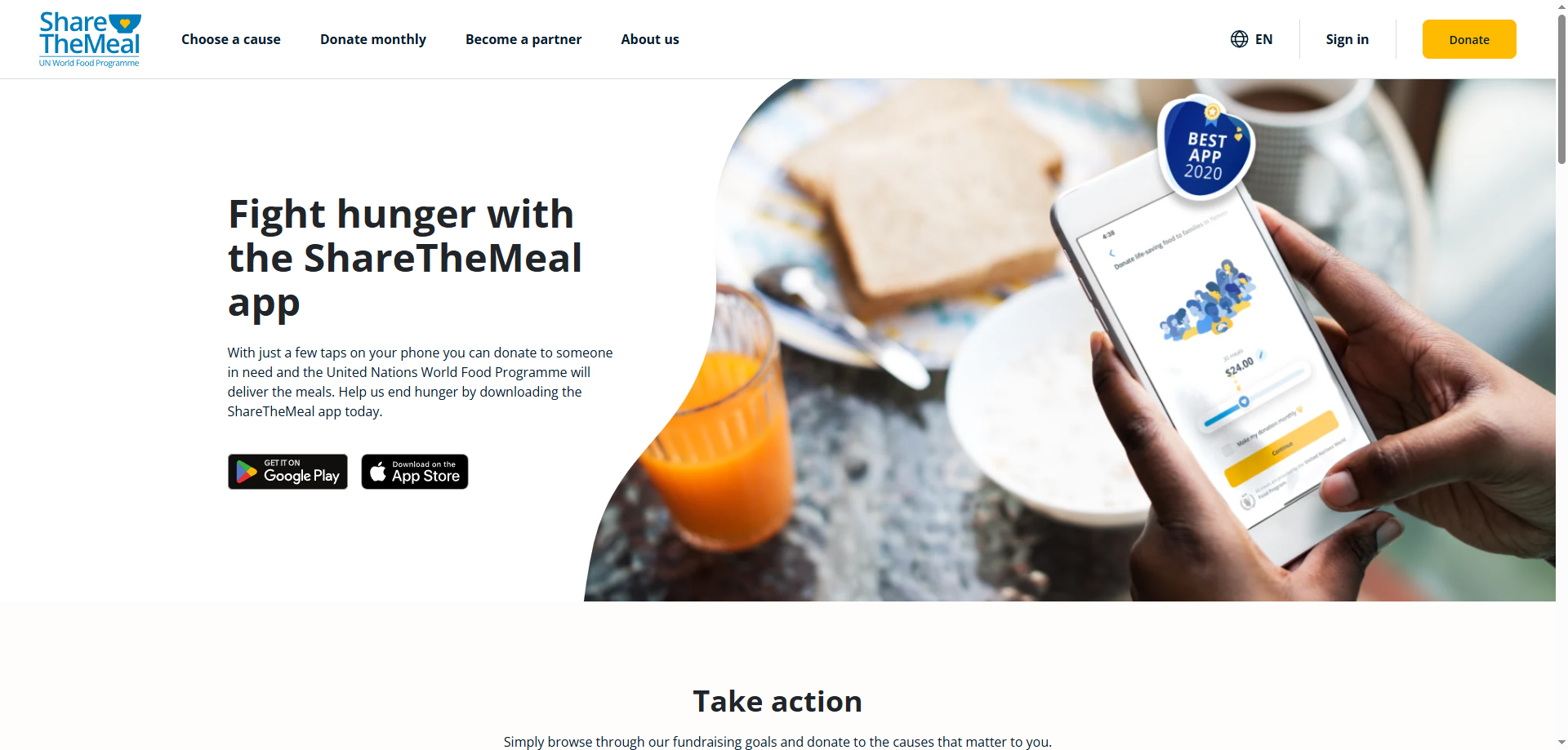 ShareTheMeal APP 遊戲化公益與低門檻捐款參與機制