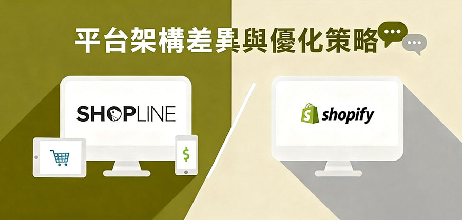 Shopline 檔案命名與 Shopify Alt Text 設定對比圖